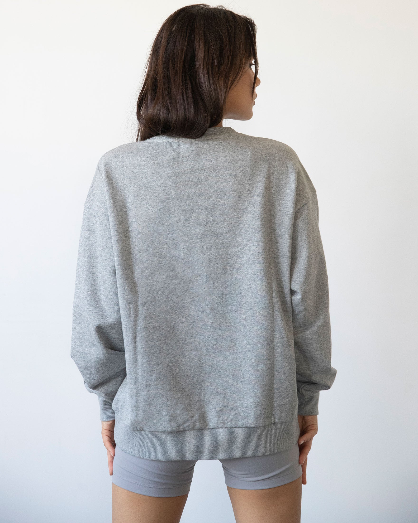 Rebody Lifestyle Crewneck Sweatshirt - Premium Cotton French Terry
