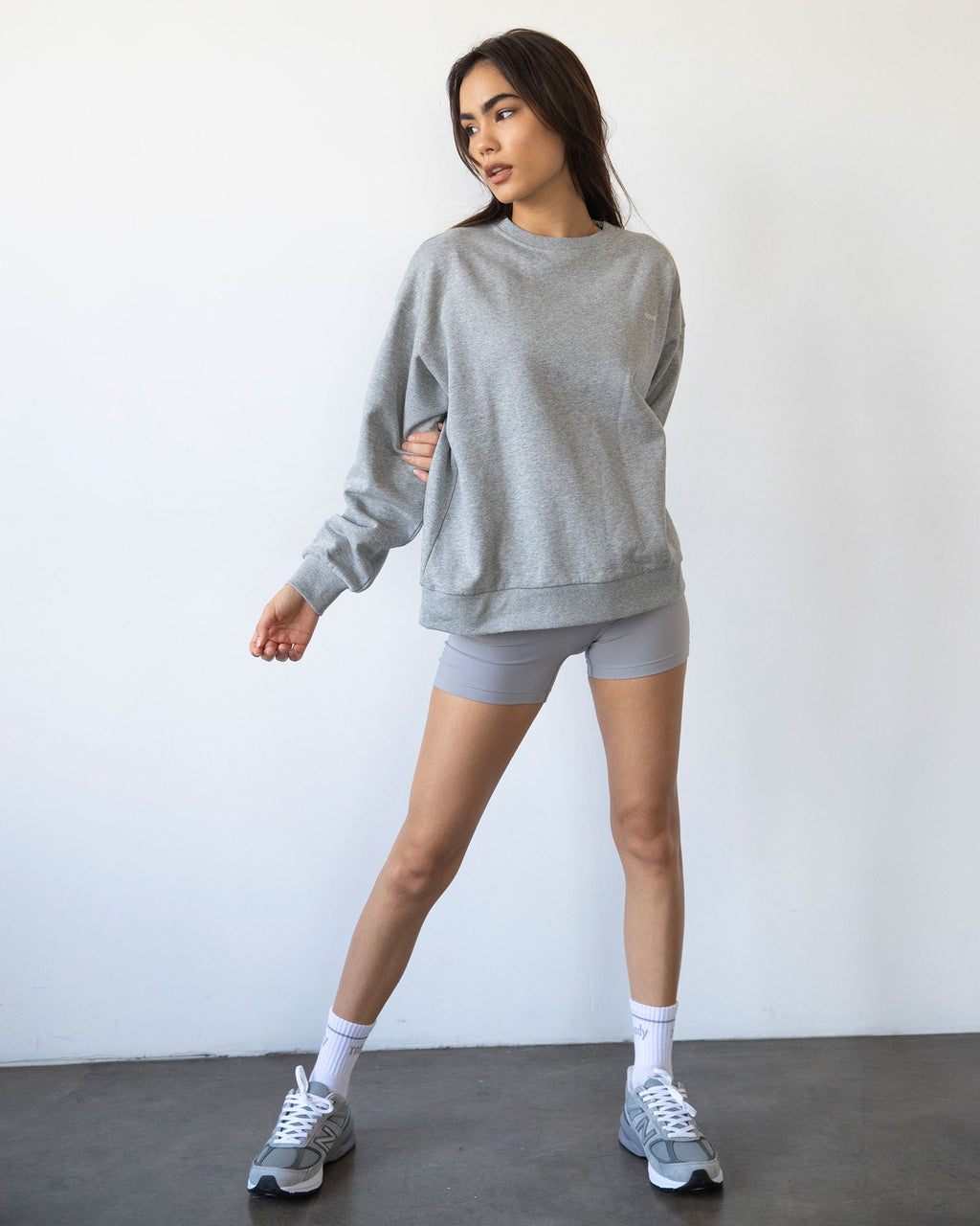 Rebody Lifestyle Crewneck Sweatshirt - Premium Cotton French Terry