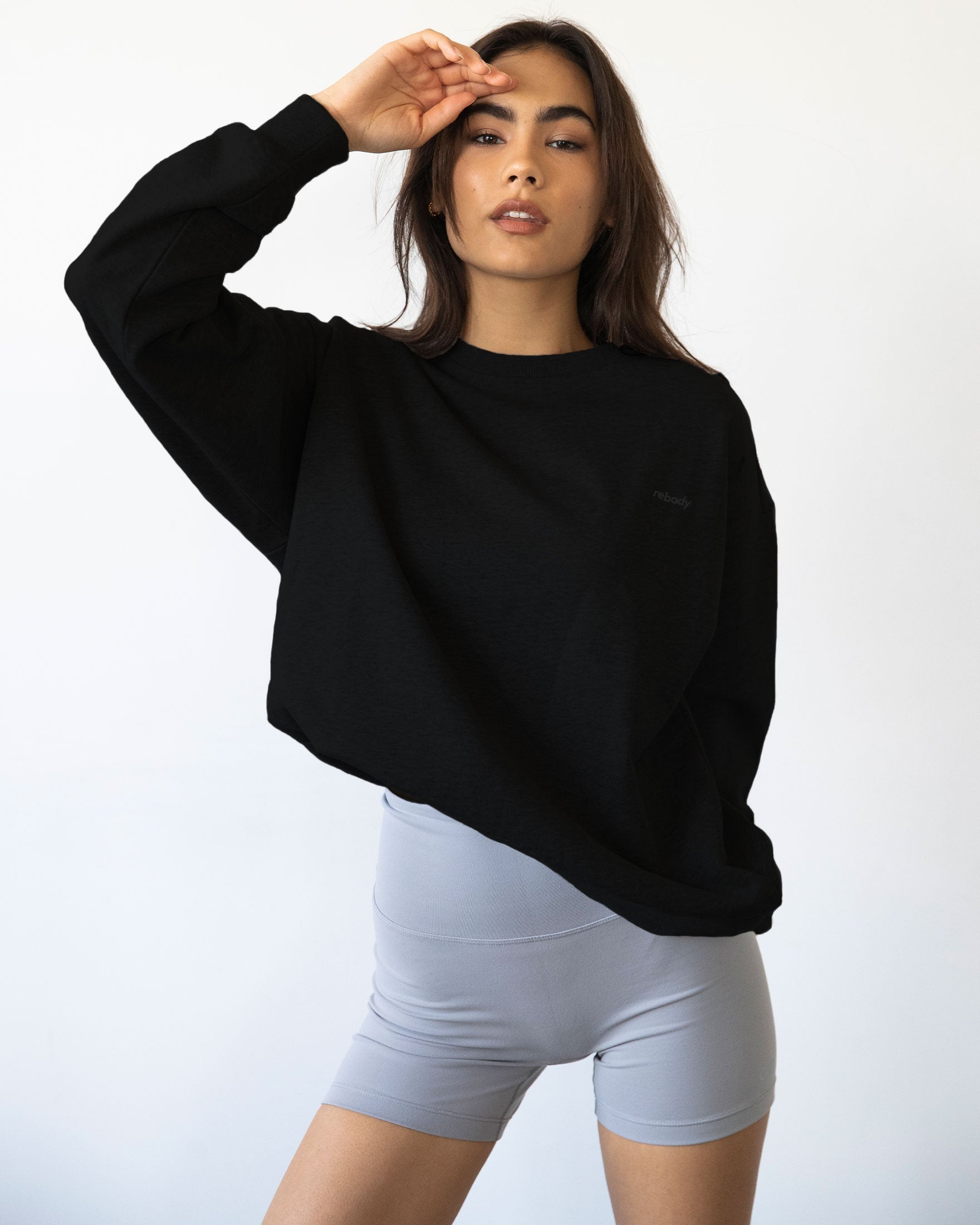 Rebody Lifestyle Crewneck Sweatshirt - Premium Cotton French Terry