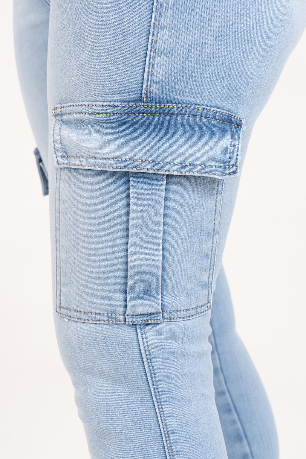 Push Up Jean MHT12411 - Colombian Denim Cargo Skinny Jeans