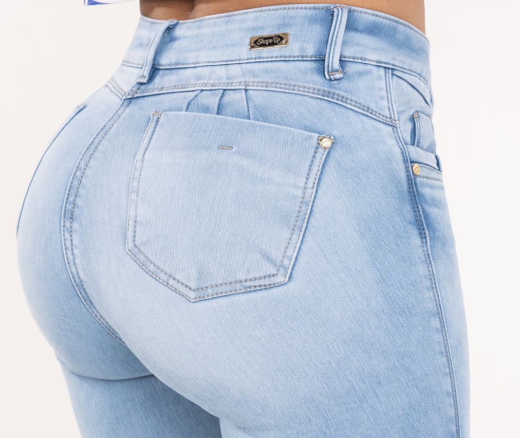 Push Up Jean MHT12411 - Colombian Denim Cargo Skinny Jeans