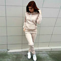 Women's 2-Piece Tracksuit Set - Hooded Pullover & Pants | Many Colors